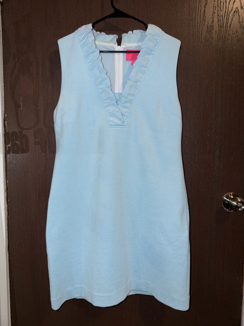 Lilly Pulitzer Tisbury Shift Dress Succulent Blue Lucky Catch Stripe